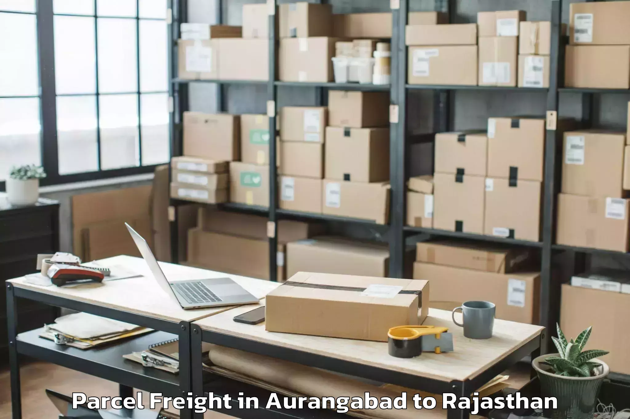 Book Your Aurangabad to Dabok Airport Udr Parcel Freight Today